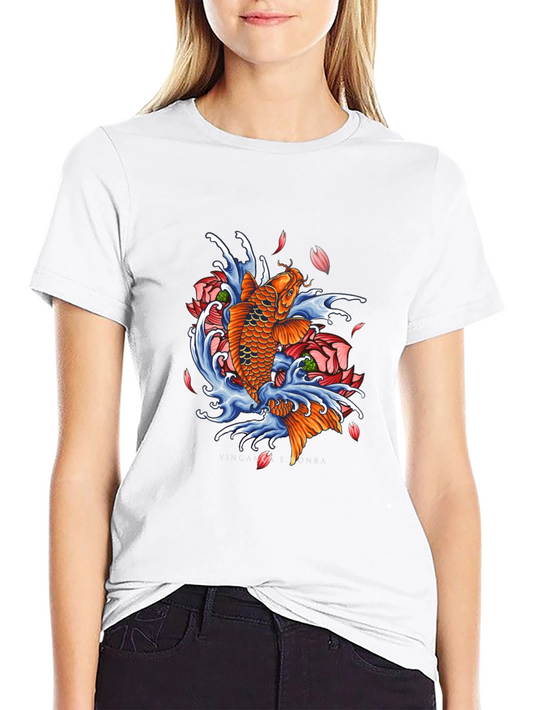 Koi Fish Graphic T-Shirt - Unique Design