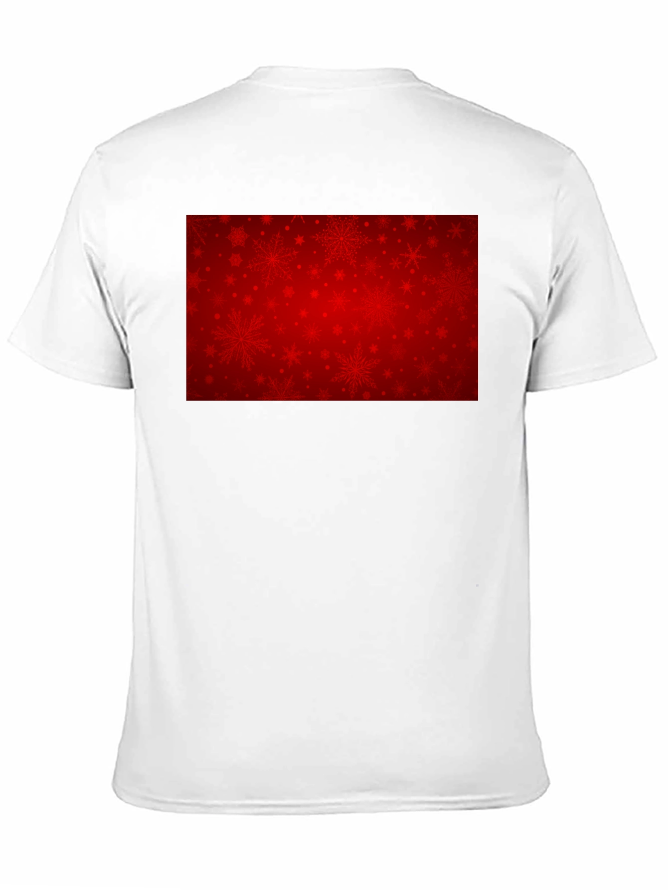 Festive Red Snowflake Graphic Tee