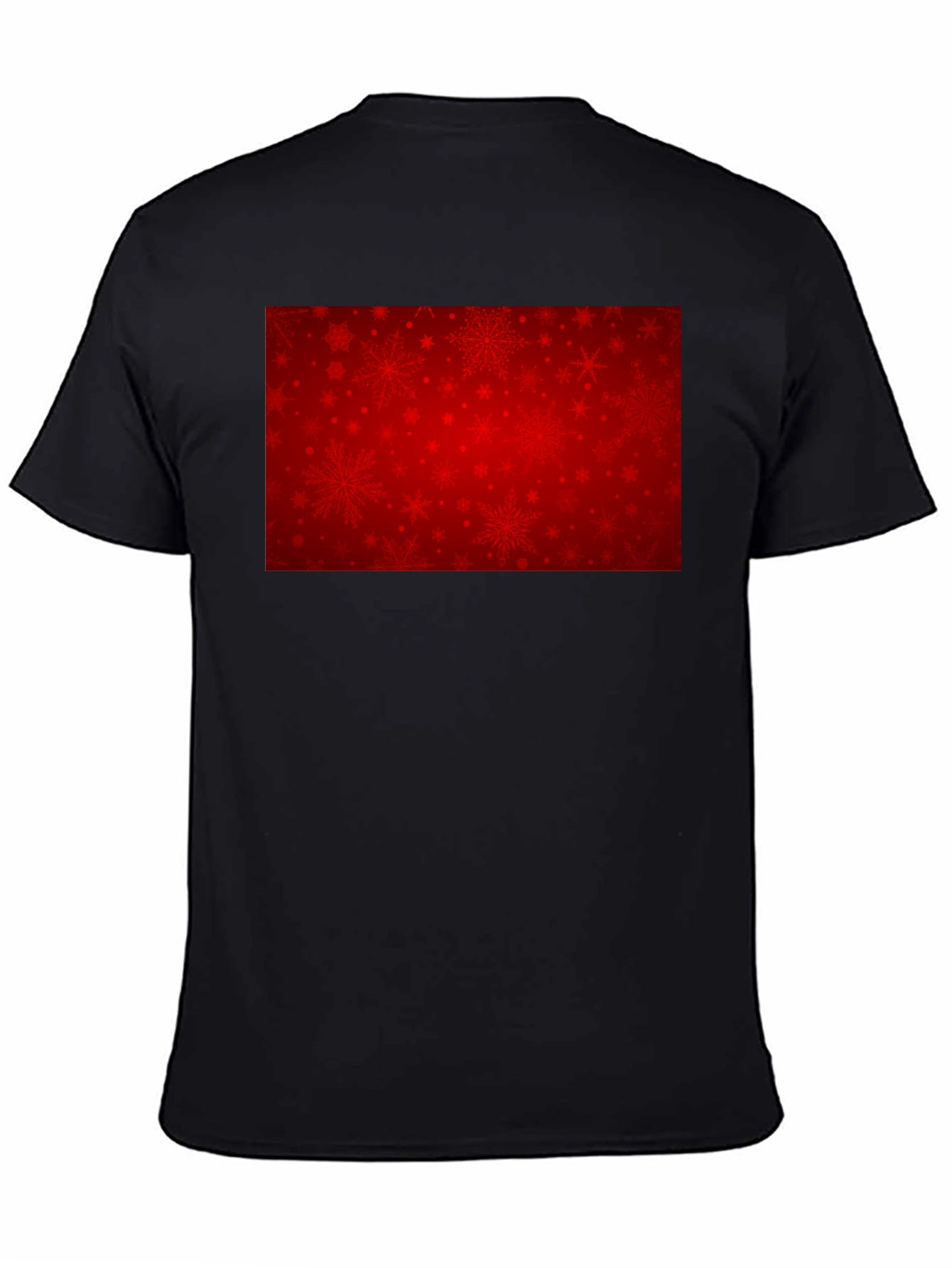 Festive Red Snowflake Graphic Tee
