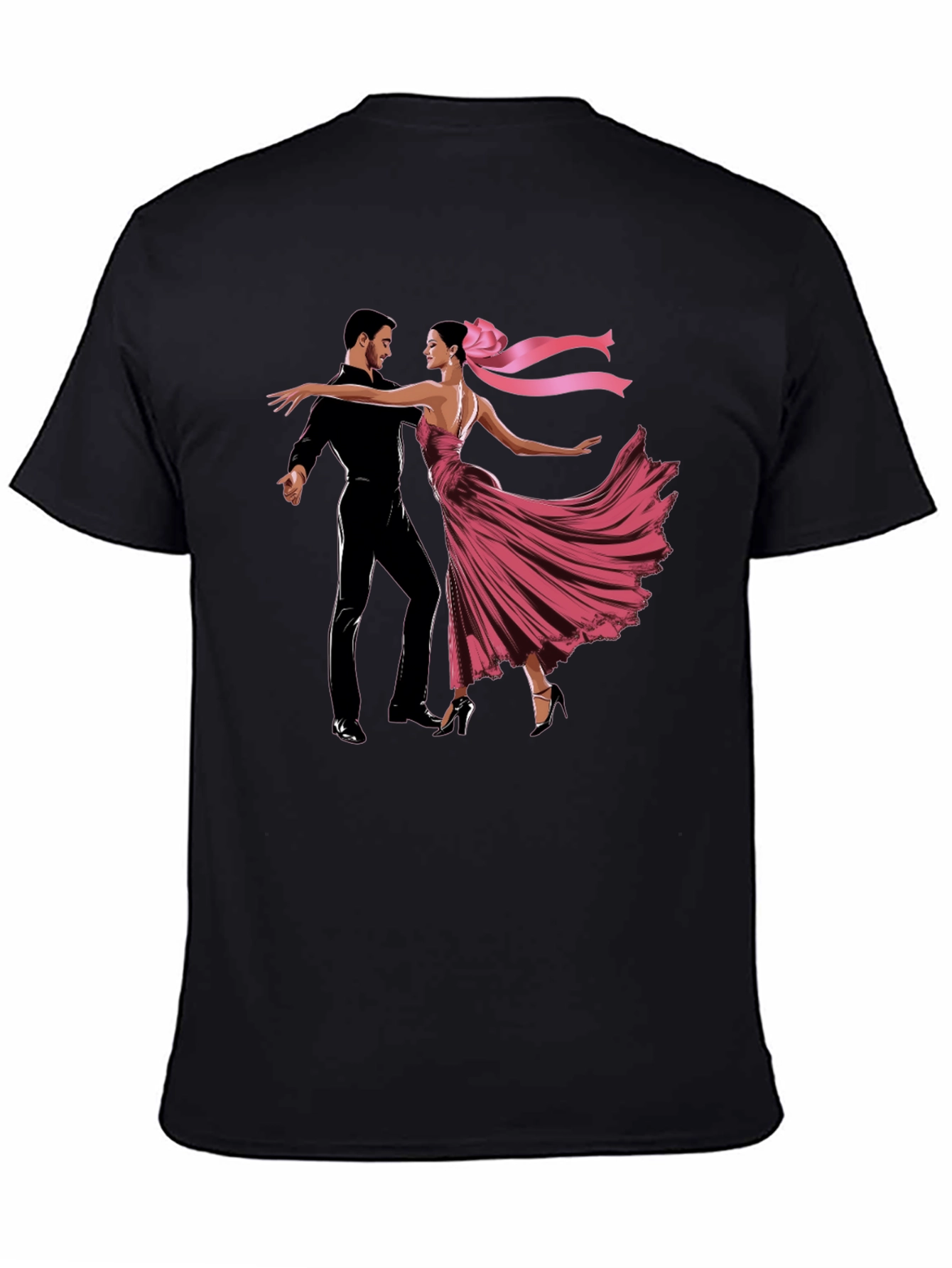 Dancing Couple Graphic T-Shirt - Elegant Style