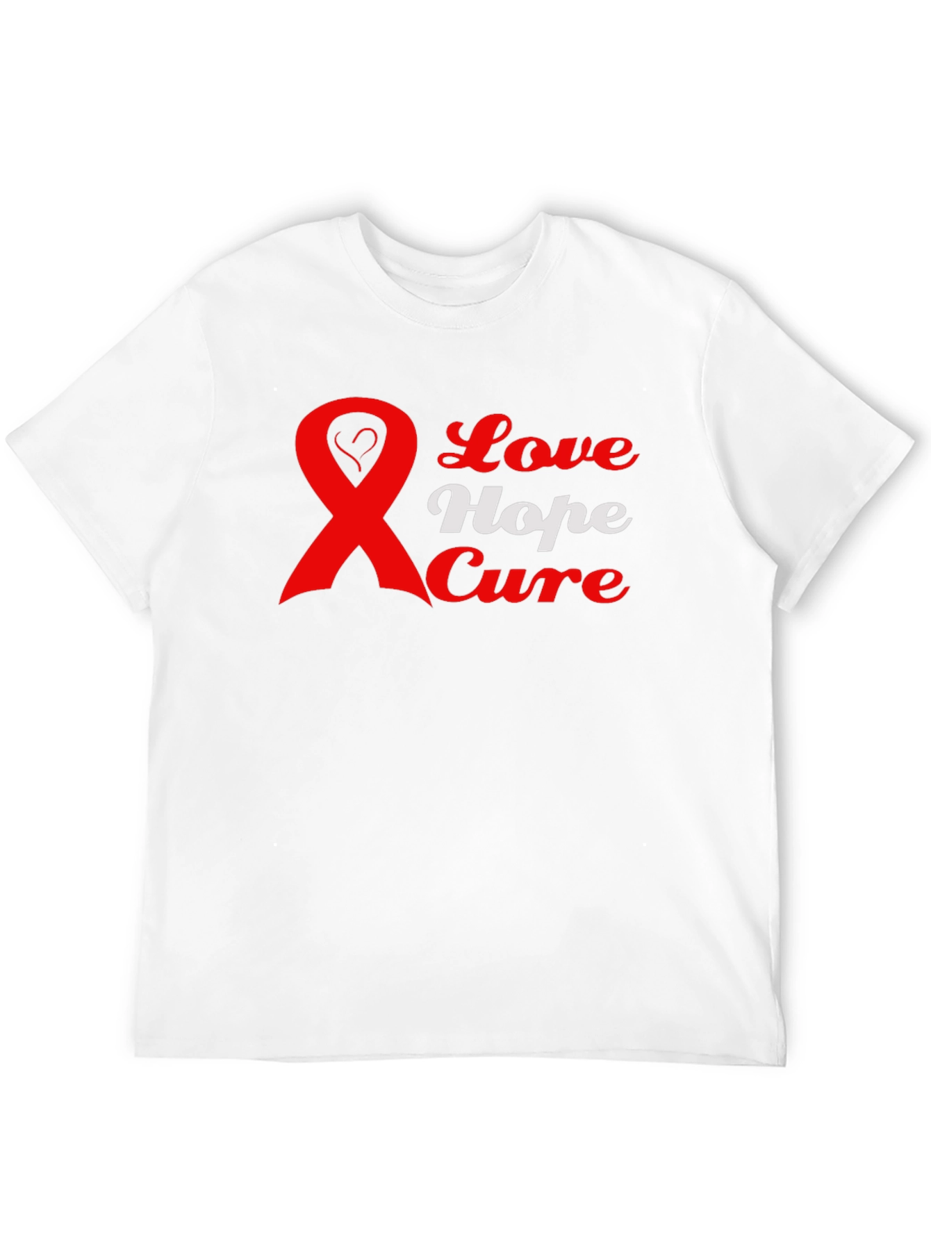 Love Hope Cure Awareness Graphic T-Shirt