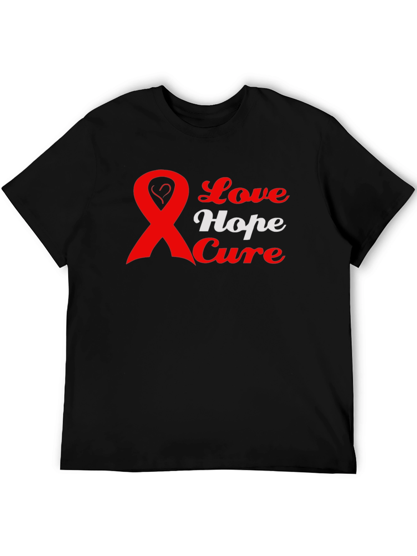 Love Hope Cure Awareness Graphic T-Shirt