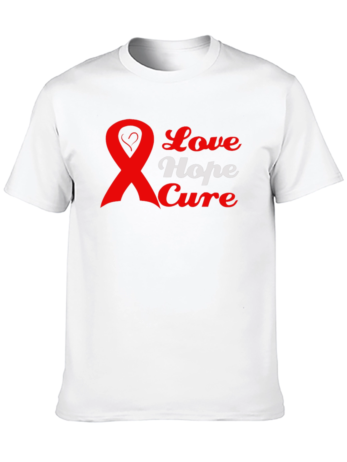 Love Hope Cure Awareness Graphic T-Shirt
