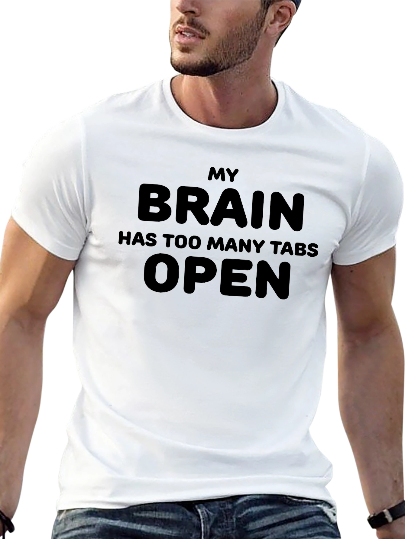 My Brain Has Too Many Tabs Open Graphic Tee