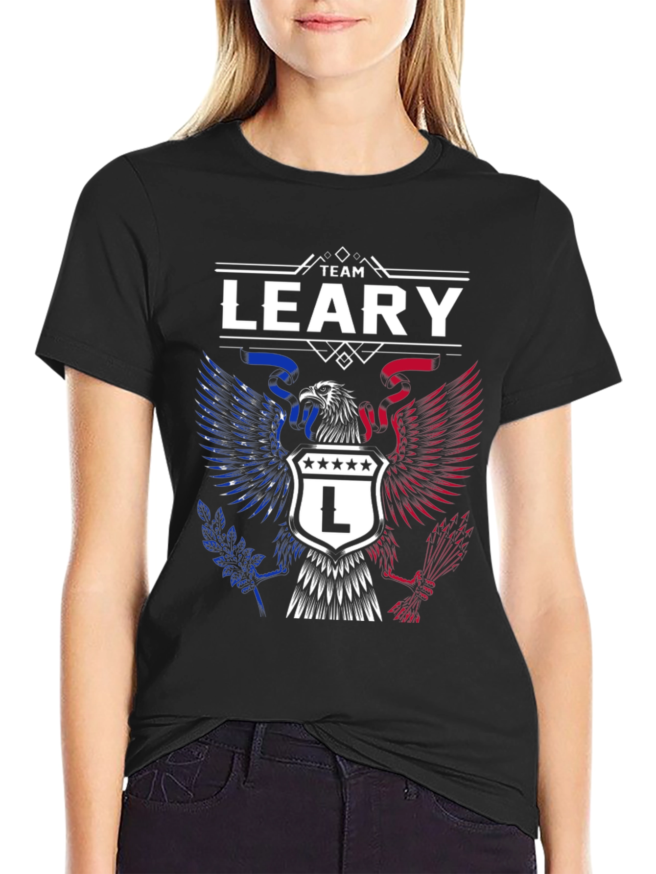 Team Leary Patriotic Eagle T-Shirt