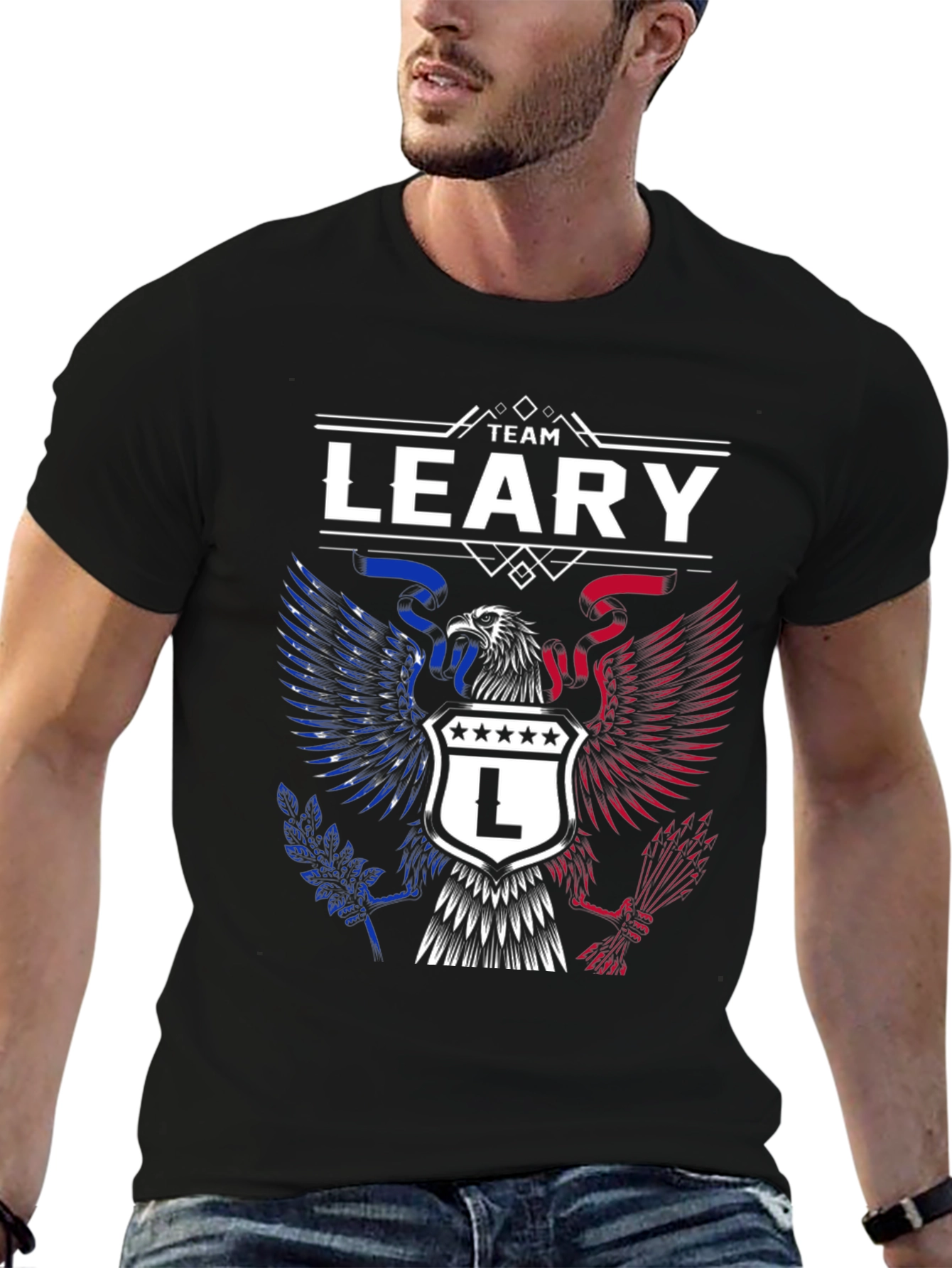 Team Leary Patriotic Eagle T-Shirt