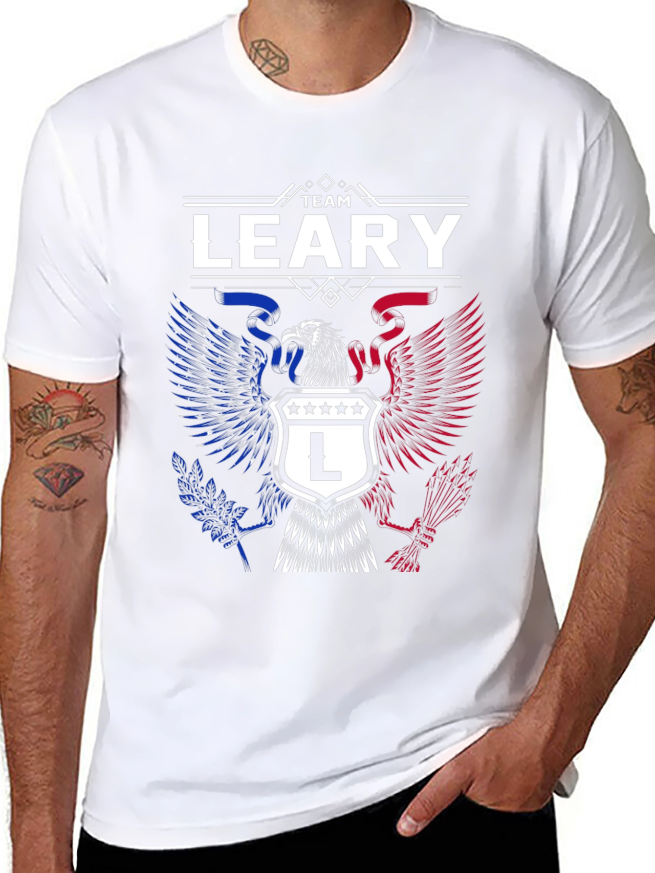 Team Leary Patriotic Eagle T-Shirt