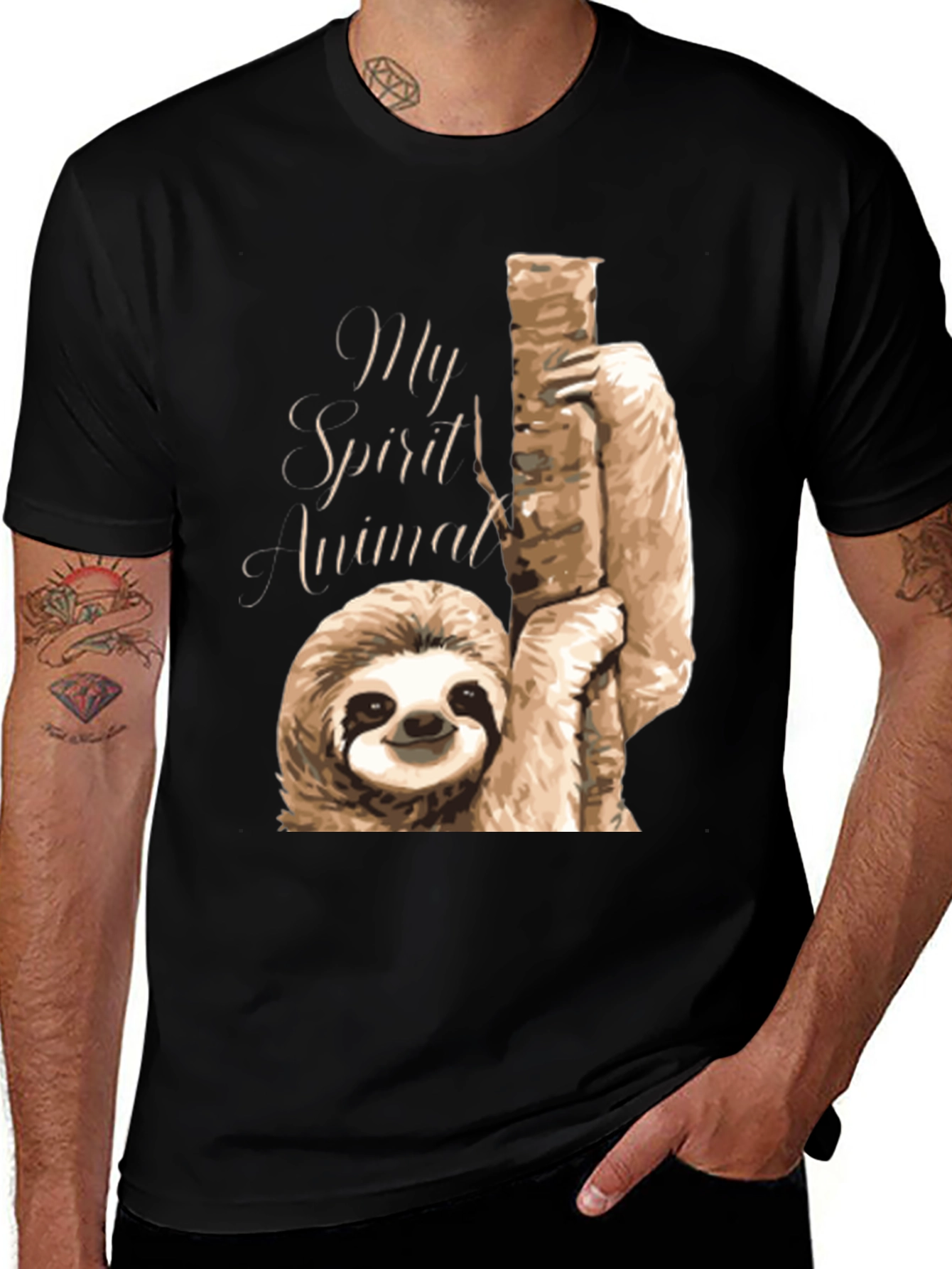 My Spirit Animal Sloth Graphic Tee