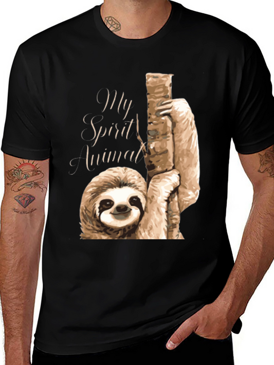 My Spirit Animal Sloth Graphic Tee