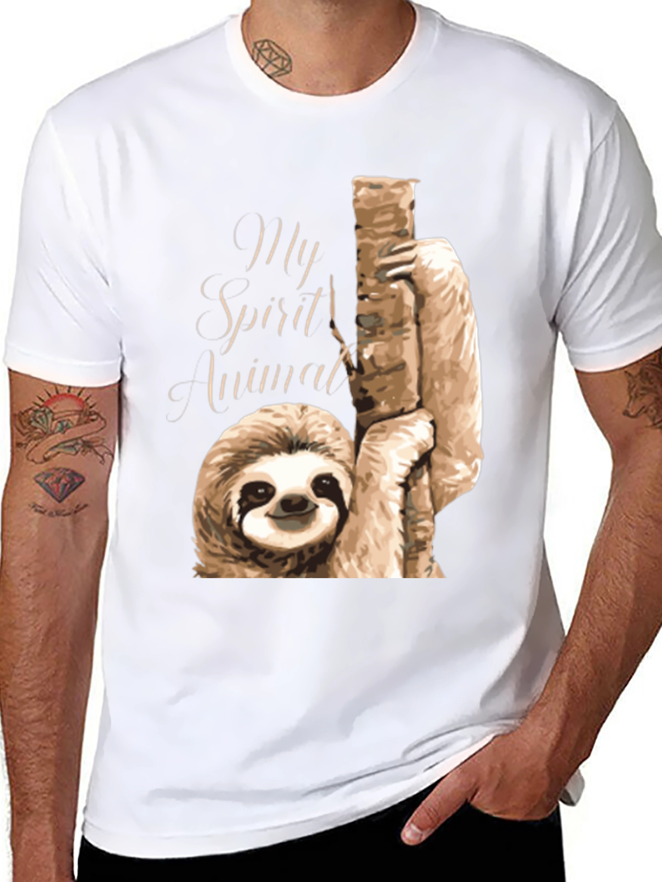 My Spirit Animal Sloth Graphic Tee
