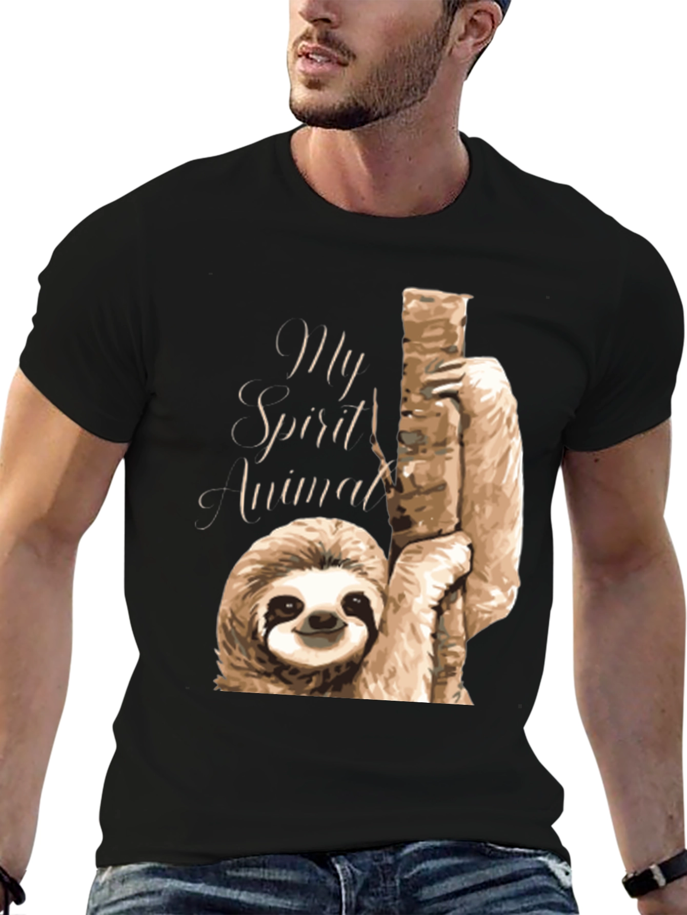 My Spirit Animal Sloth Graphic Tee