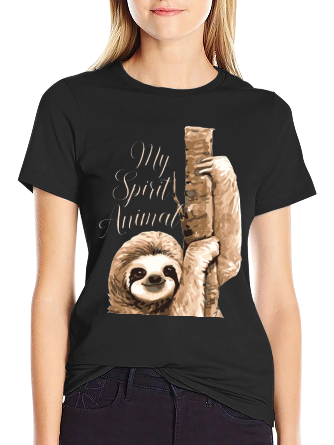 My Spirit Animal Sloth Graphic Tee