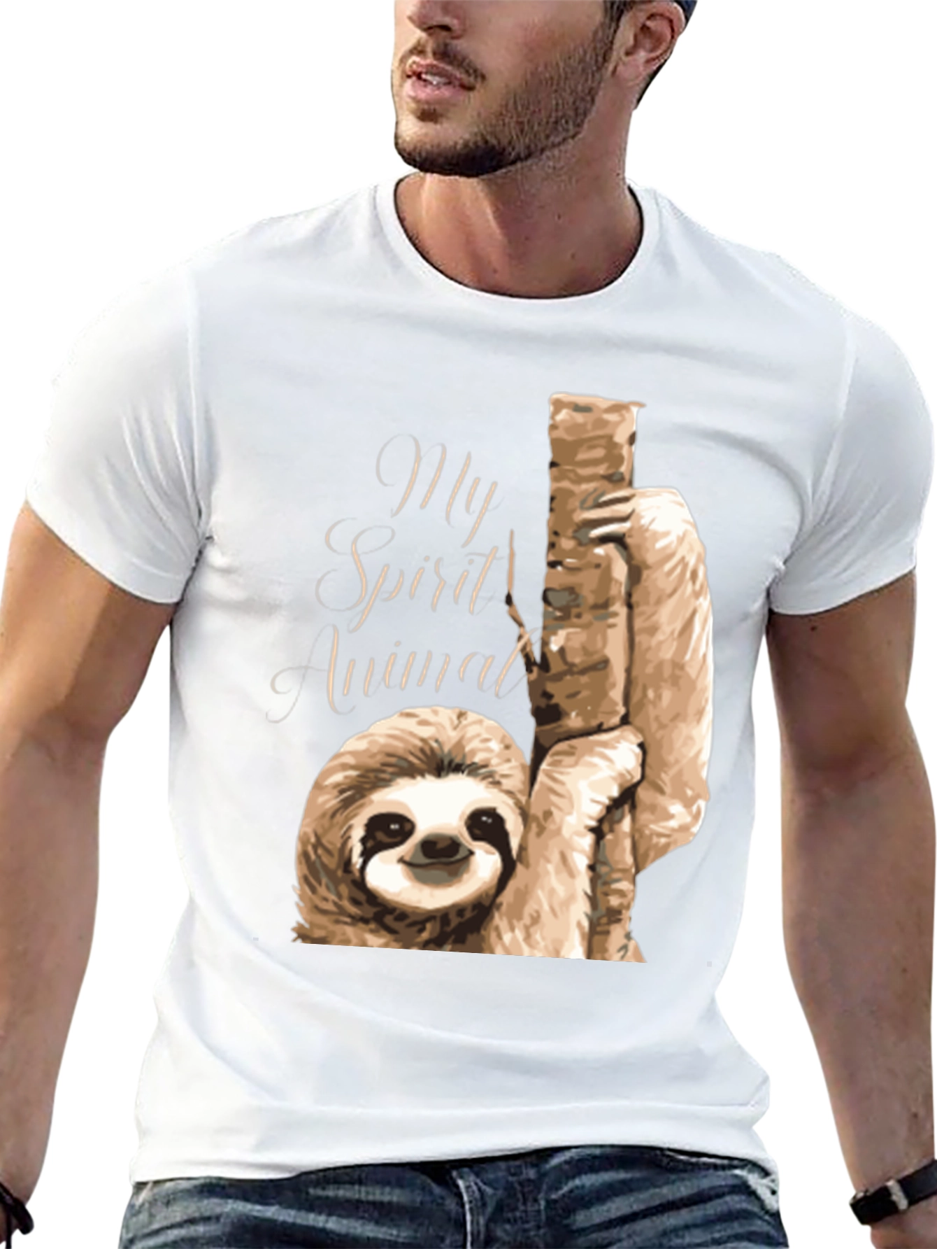 My Spirit Animal Sloth Graphic Tee