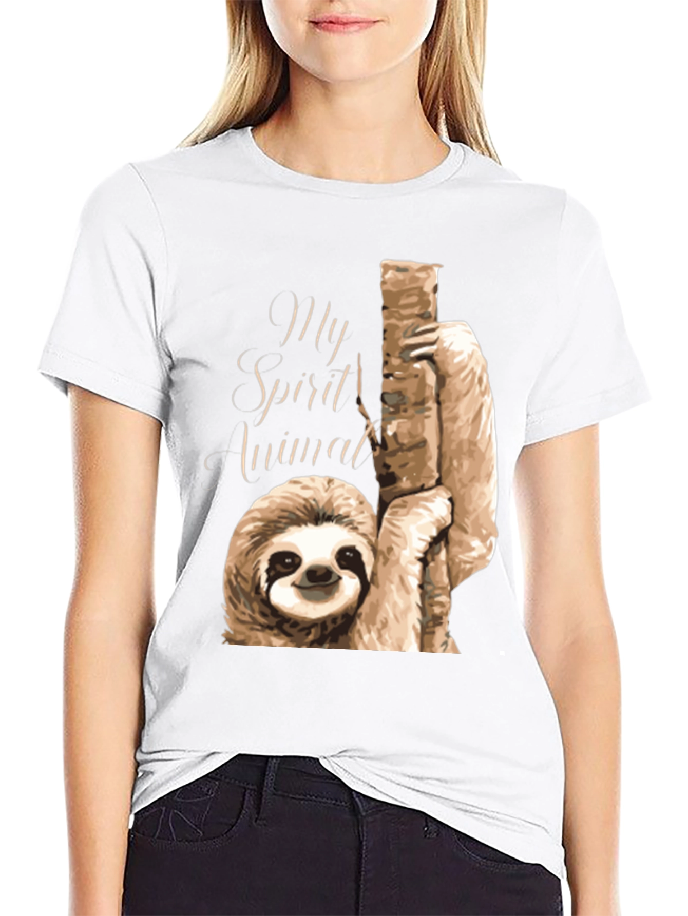 My Spirit Animal Sloth Graphic Tee