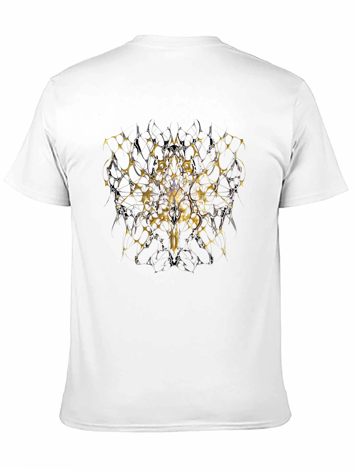 Abstract Graphic Print Black T-Shirt