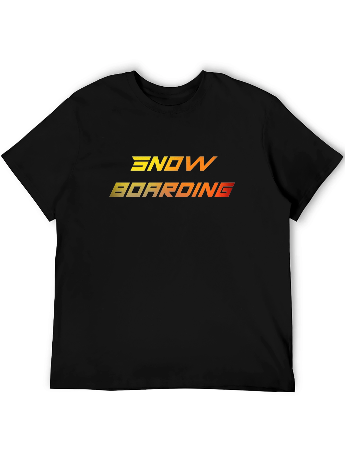 Snowboarding Graphic Tee - Black T-Shirt