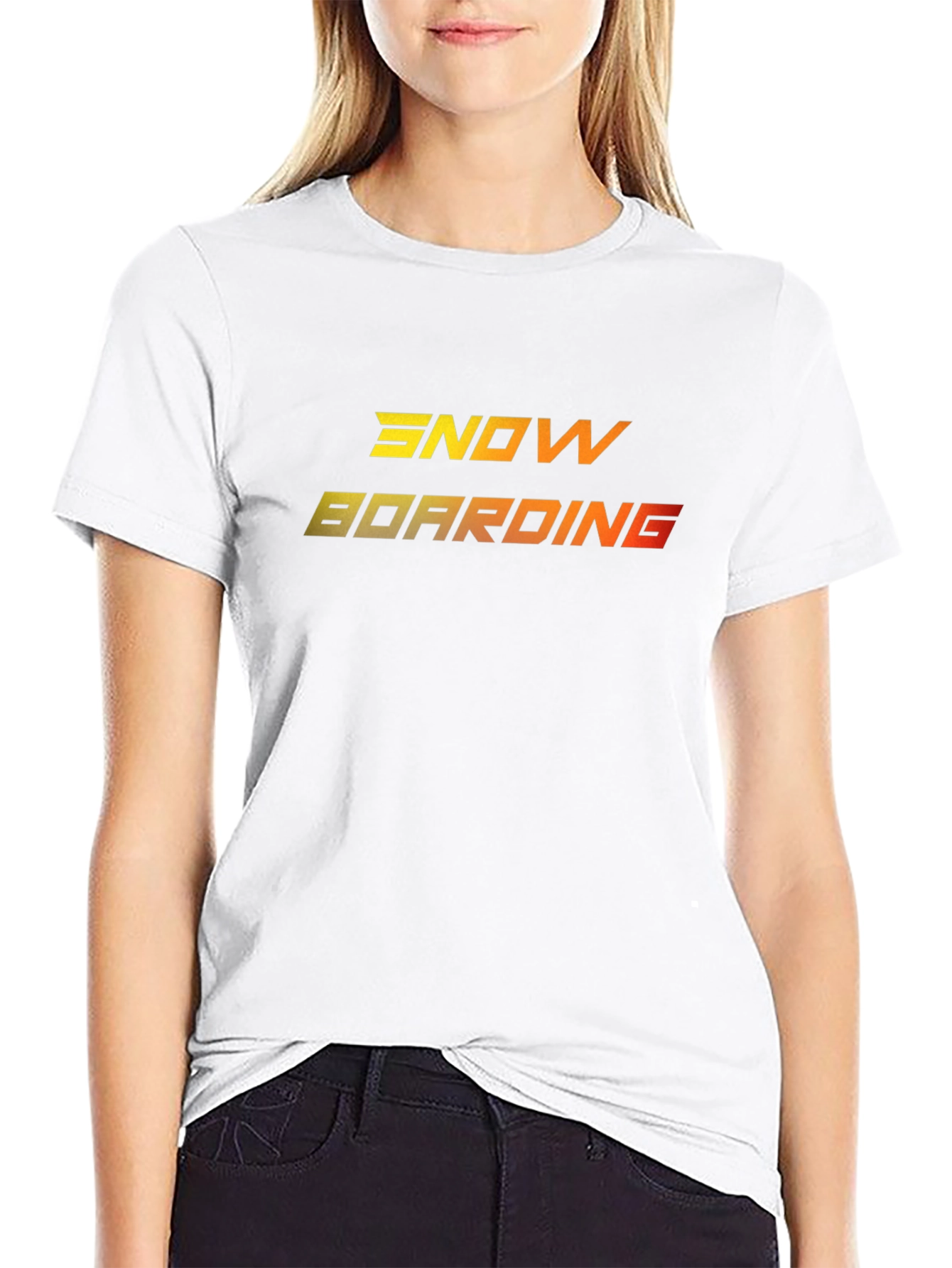 Snowboarding Graphic Tee - Black T-Shirt