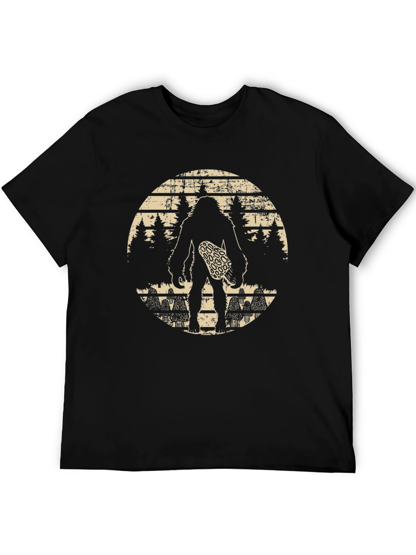 Bigfoot Skateboarder Graphic Tee