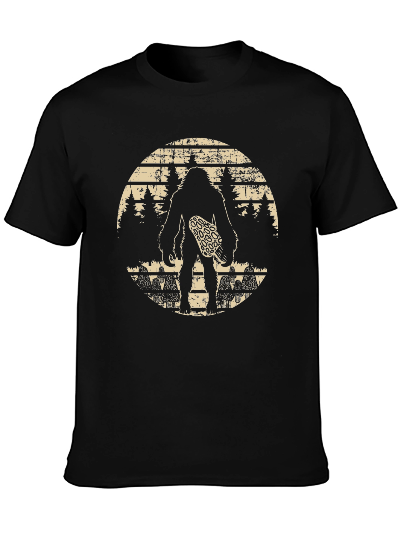 Bigfoot Skateboarder Graphic Tee