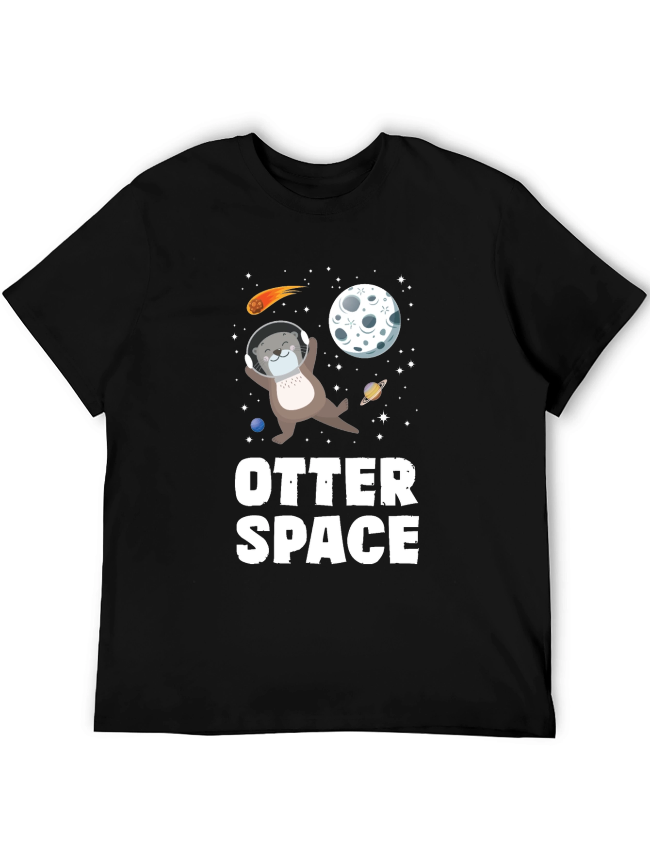 Otter Space T-Shirt - Astronaut Otter Tee