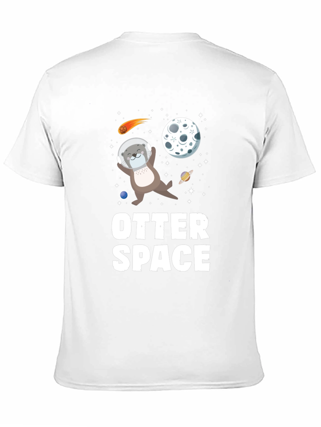 Otter Space T-Shirt - Astronaut Otter Tee