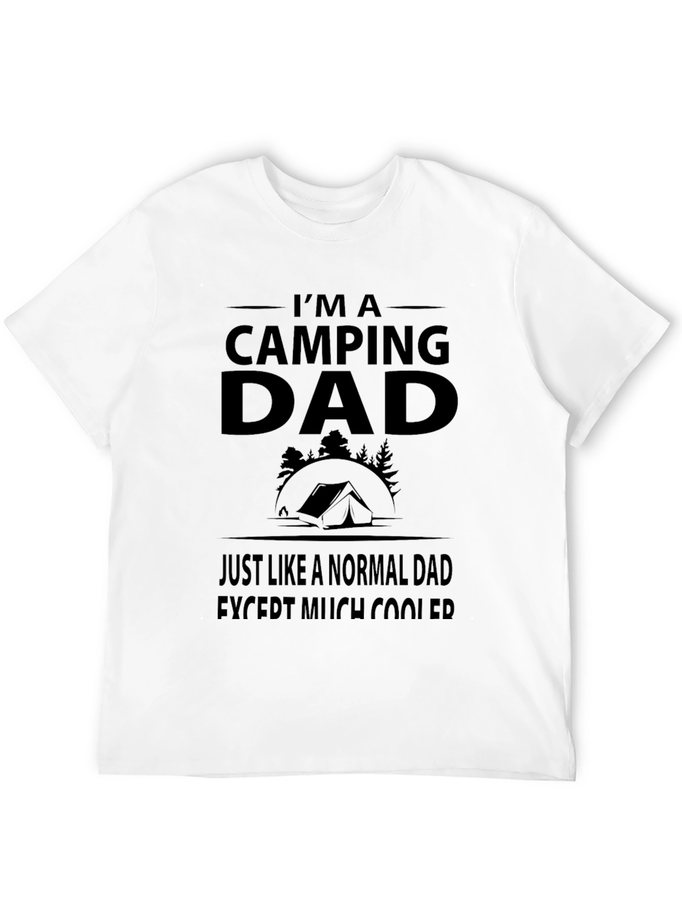 Camping Dad T-Shirt - Cool Fathers Day Tee