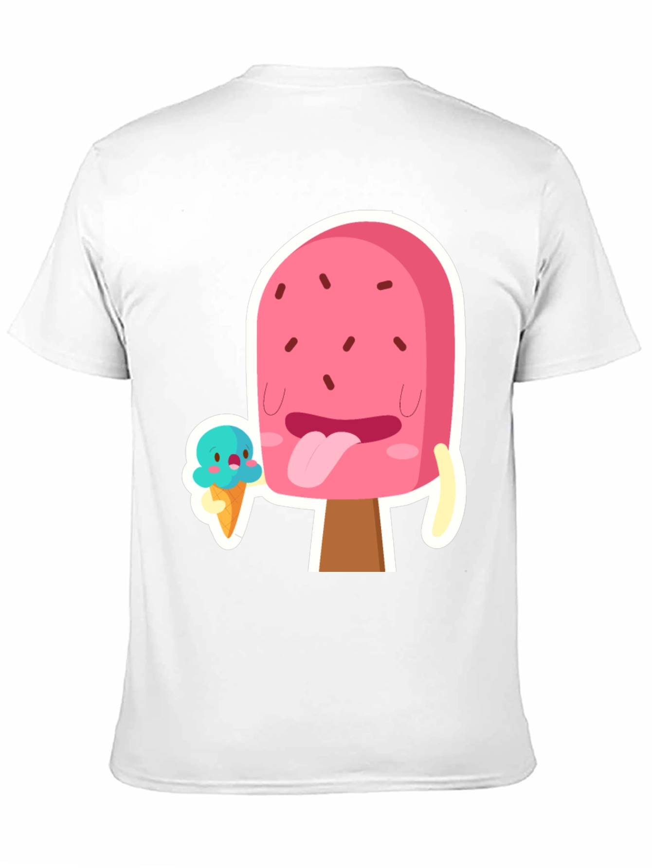 Cartoon Popsicle Graphic T-Shirt
