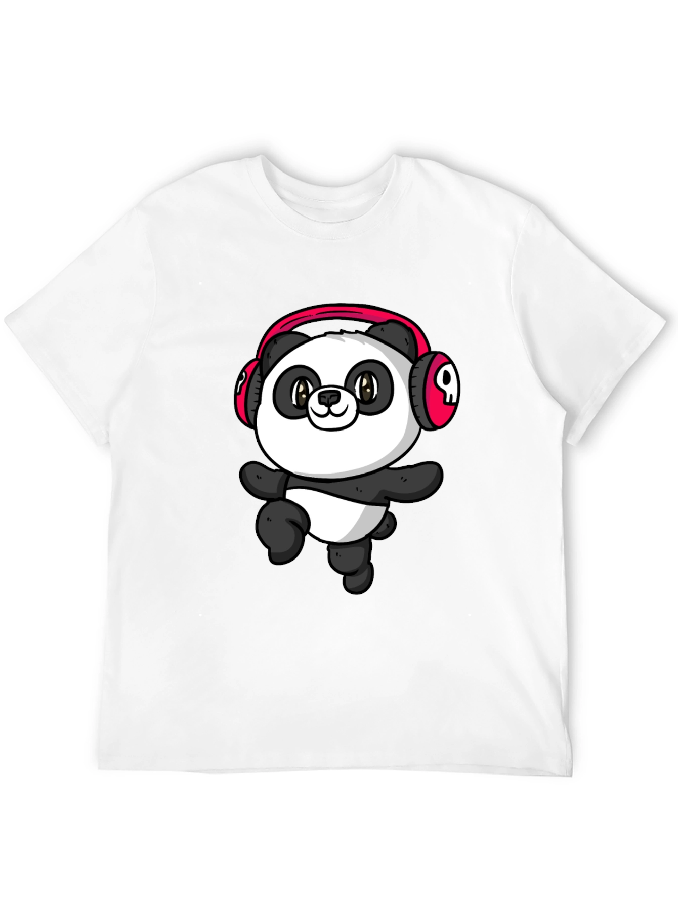 Cool Panda Headphone Graphic T-Shirt