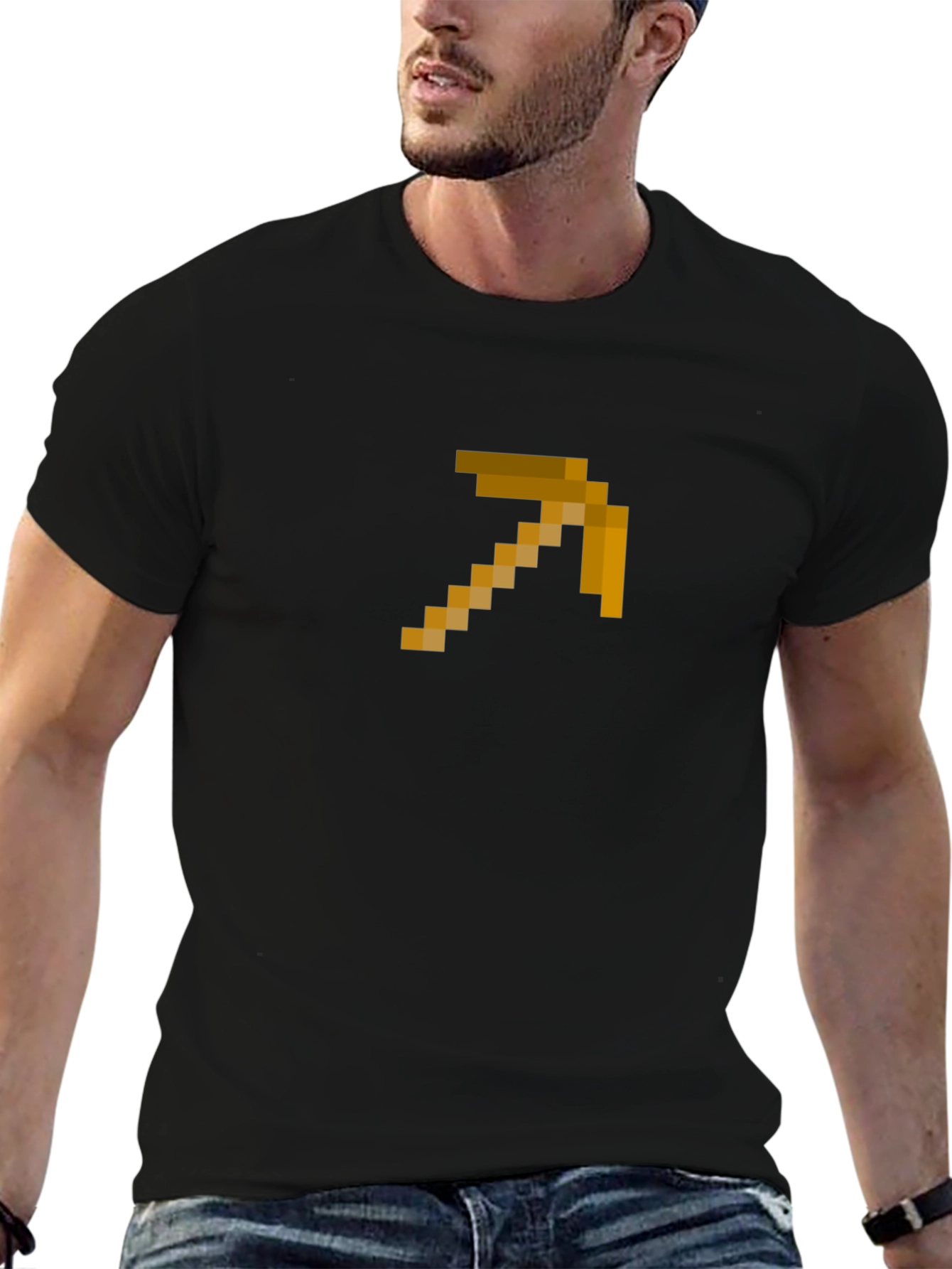 Pixel Pickaxe T-Shirt - Gaming Tee