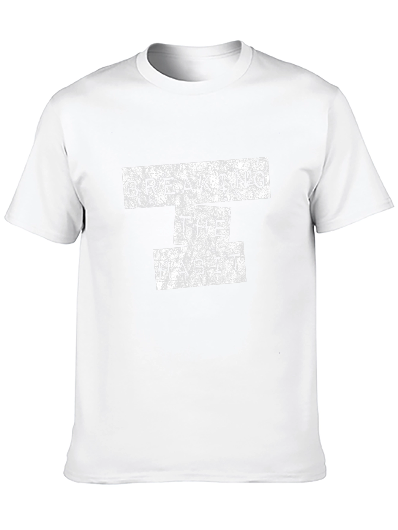Breaking the Habit Graphic Print Black T-Shirt