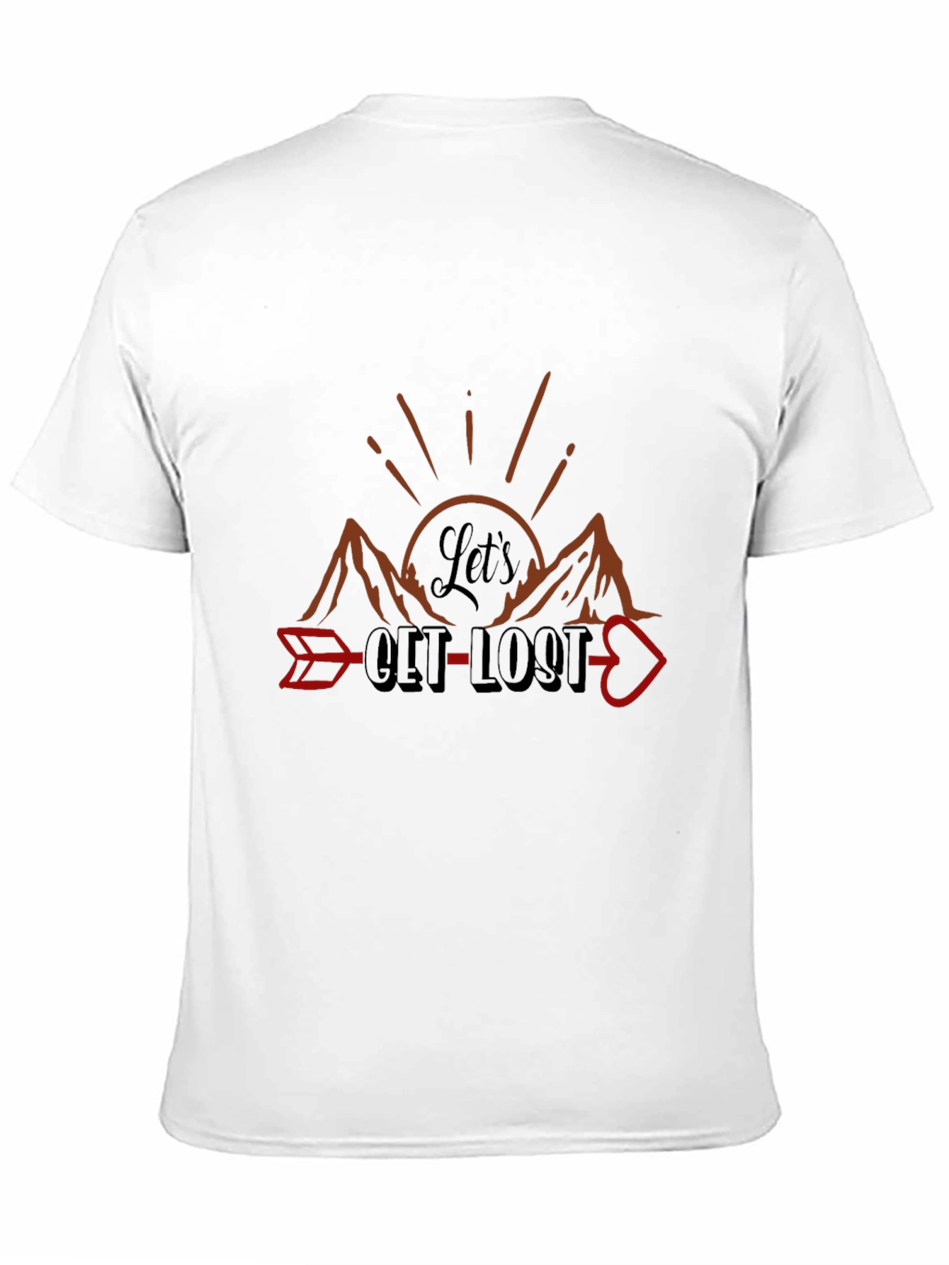 Lets Get Lost Graphic Tee - Adventure Awaits