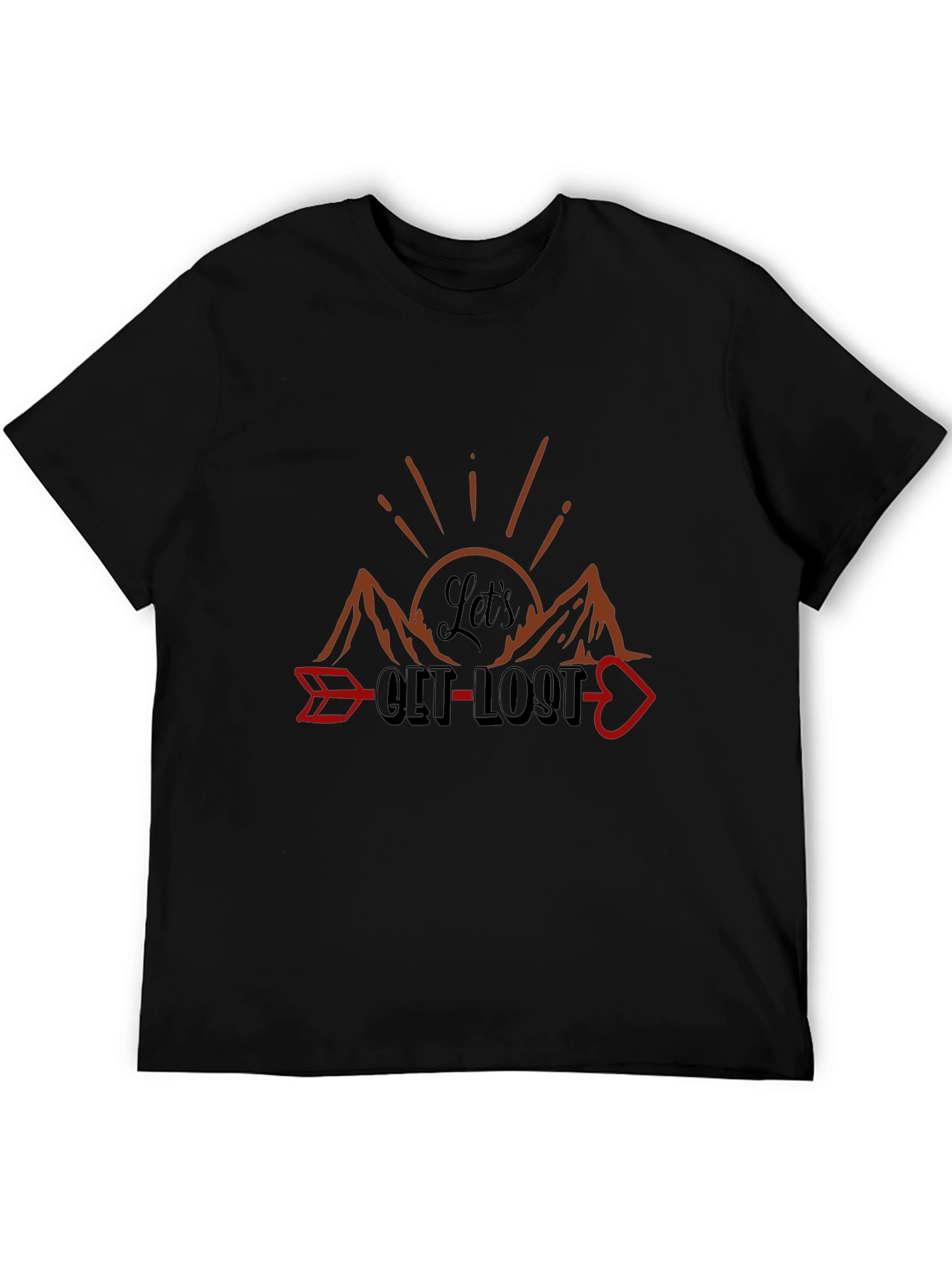 Lets Get Lost Graphic Tee - Adventure Awaits