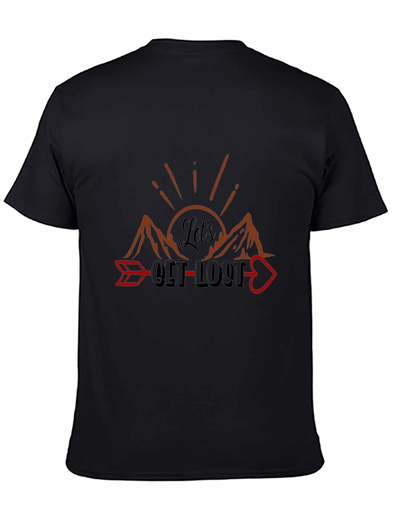 Lets Get Lost Graphic Tee - Adventure Awaits