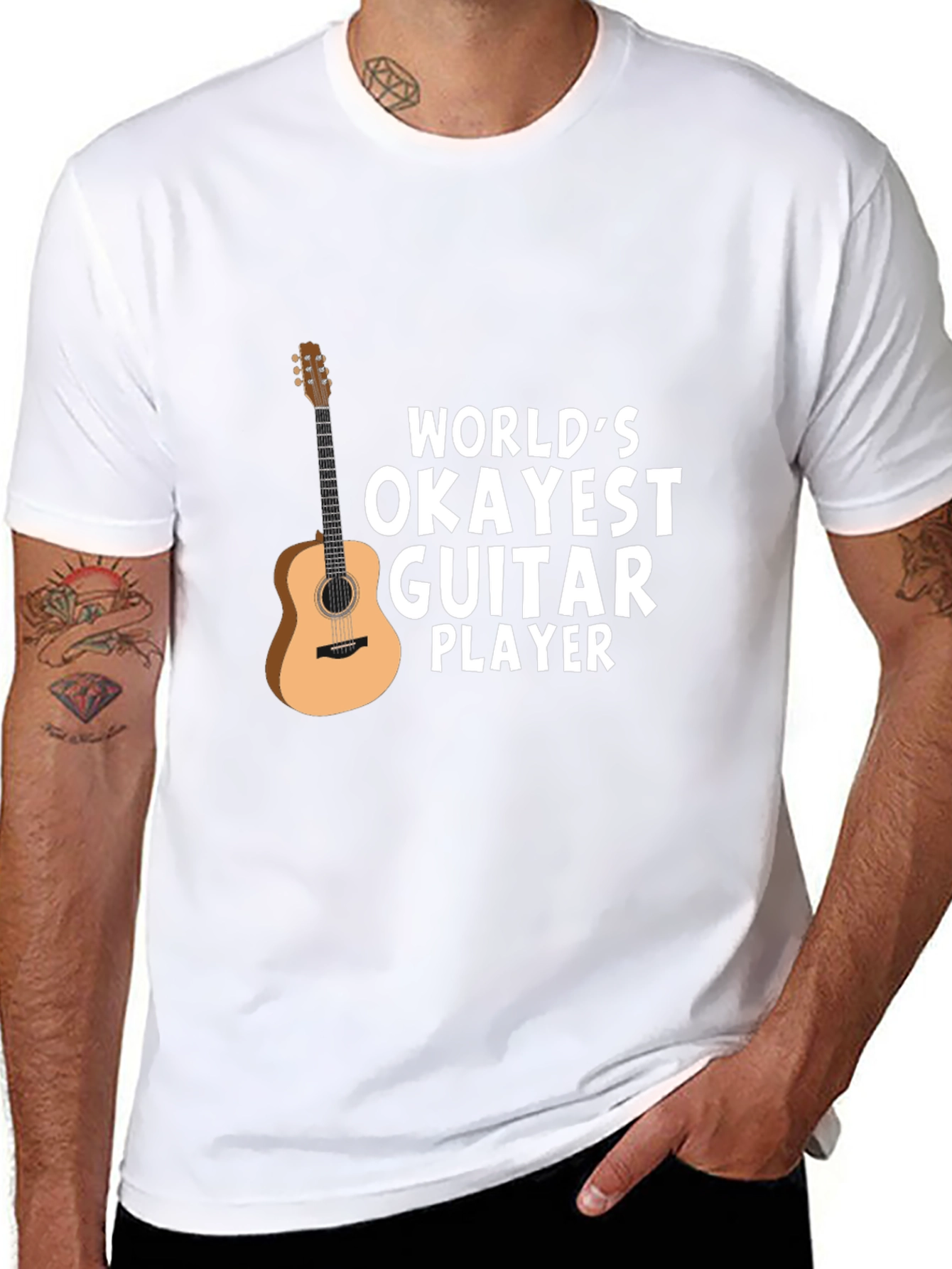 Worlds Okayest Guitar Player T-Shirt