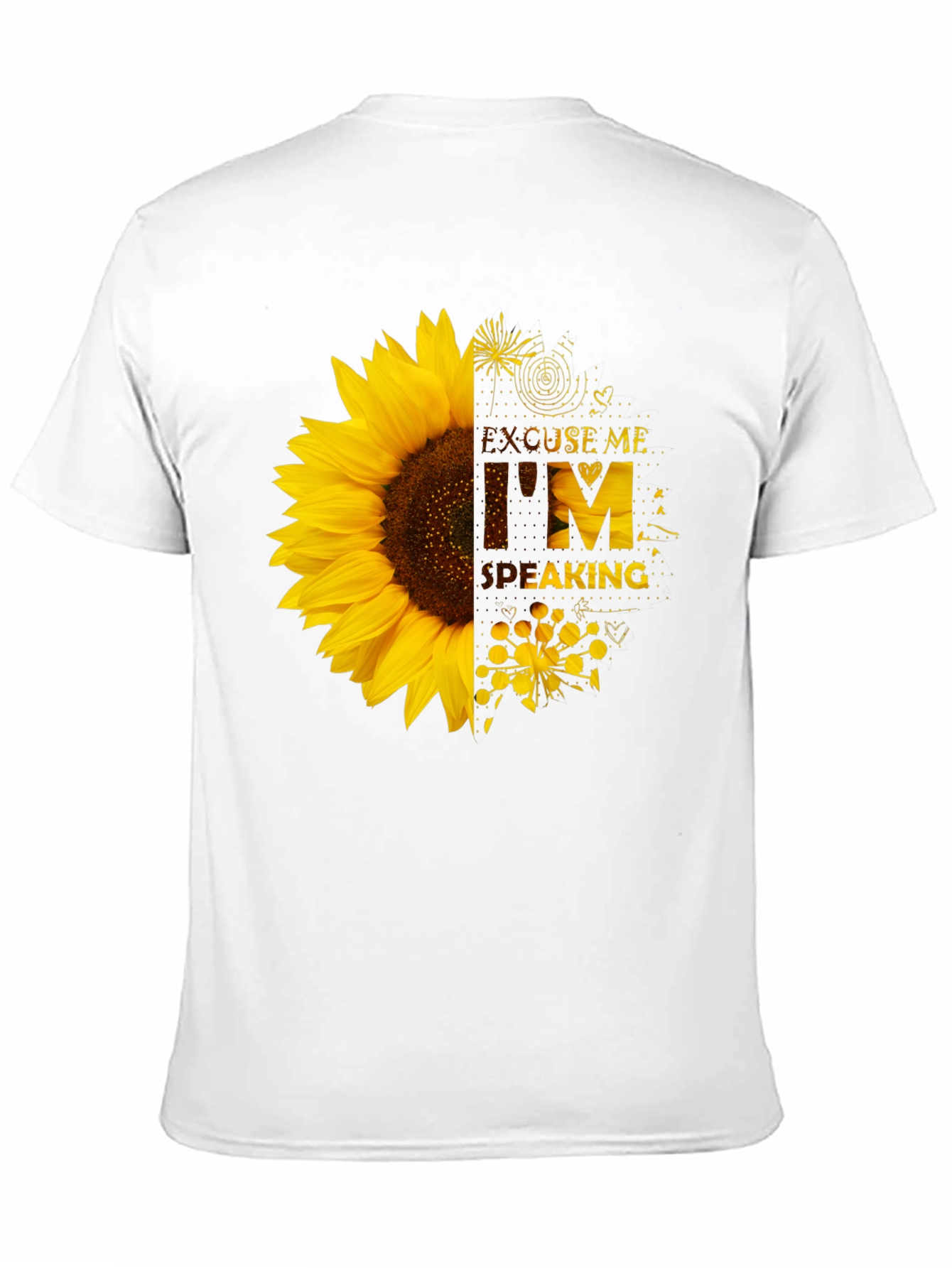 Sunflower Graphic Tee - Excuse Me Im Speaking