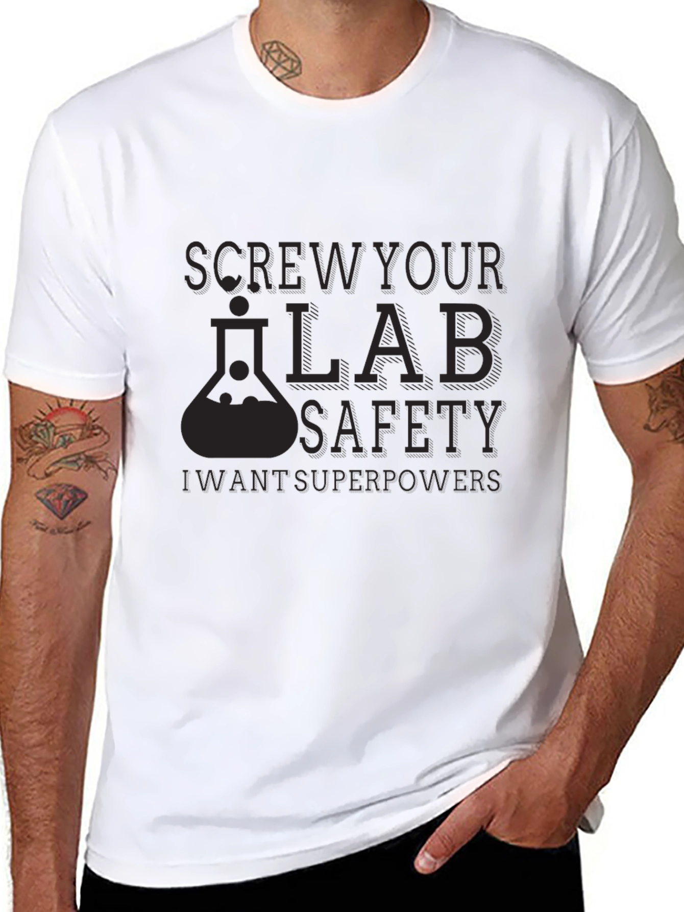 Screw Your Lab Safety T-Shirt - Superpowers