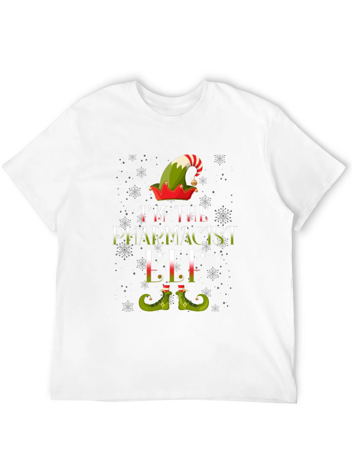 Pharmacist Elf Christmas T-Shirt
