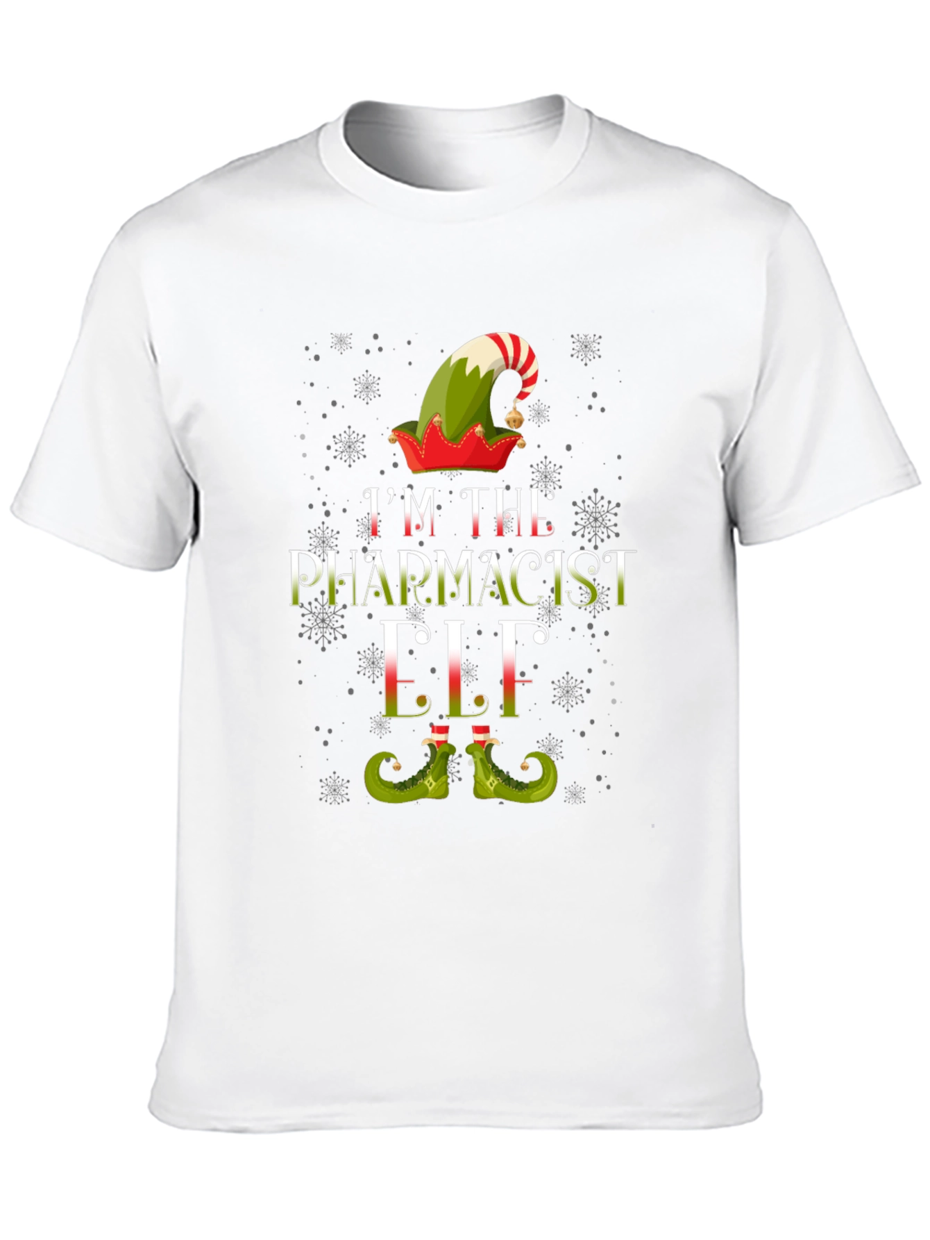 Pharmacist Elf Christmas T-Shirt