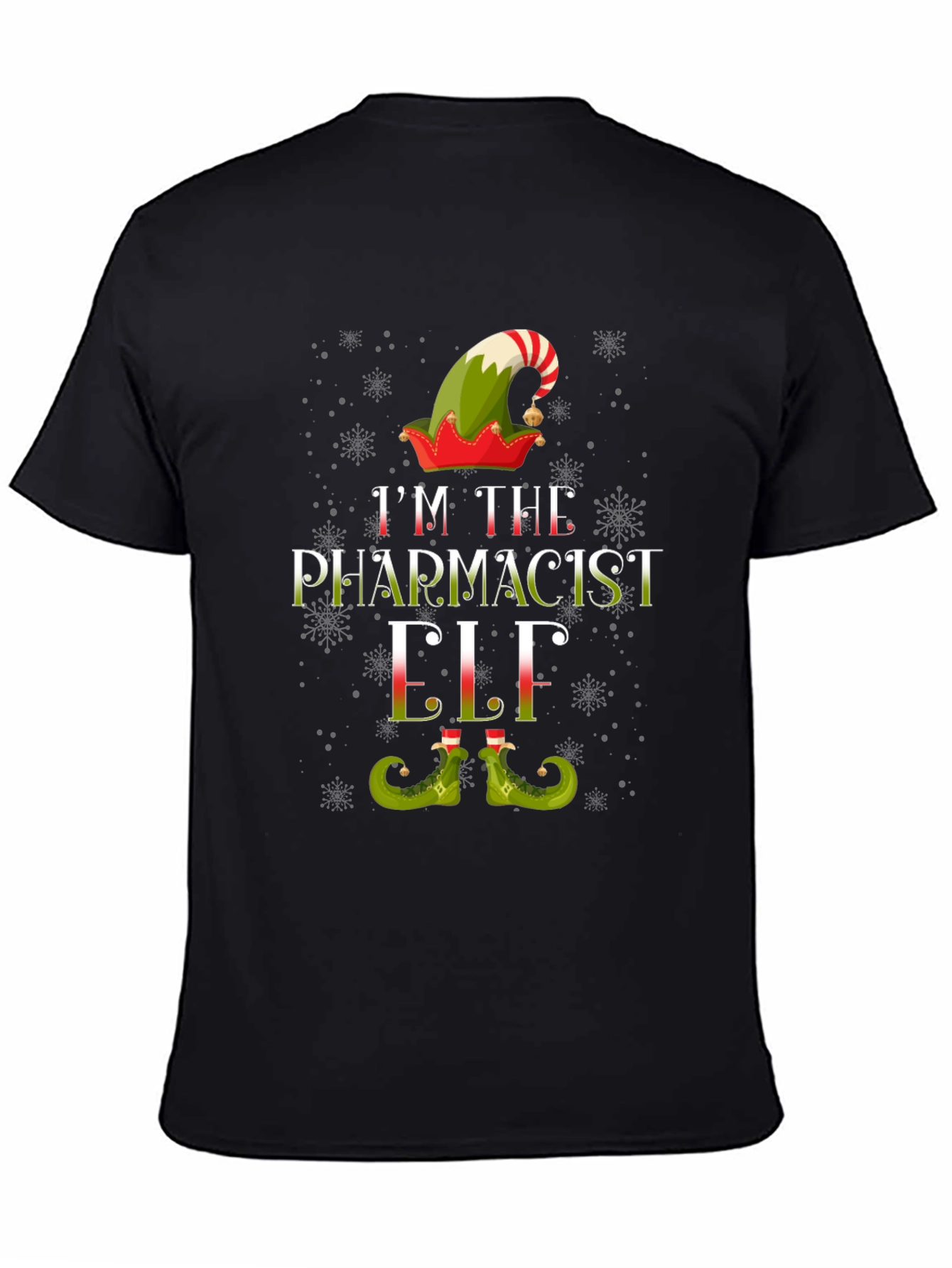 Pharmacist Elf Christmas T-Shirt