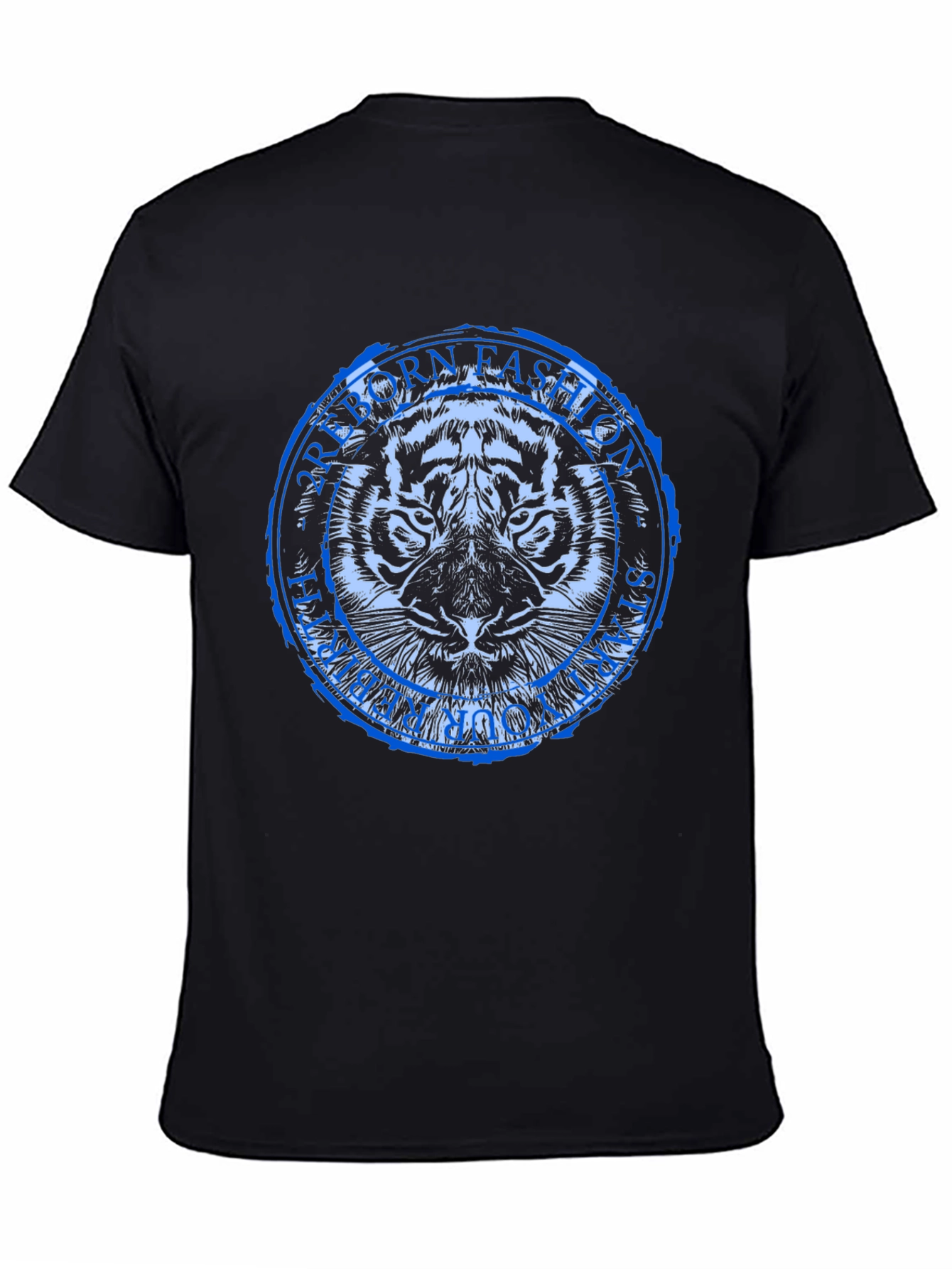 Born Fashion Tiger Graphic Tee - Black