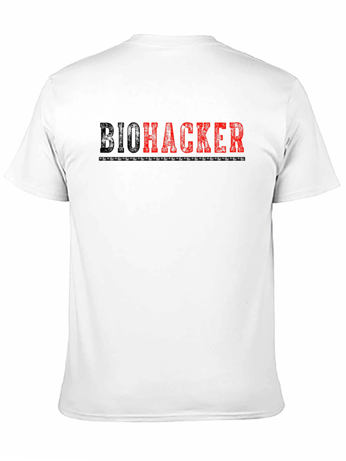 Biohacker Graphic Tee - Black Cotton T-Shirt