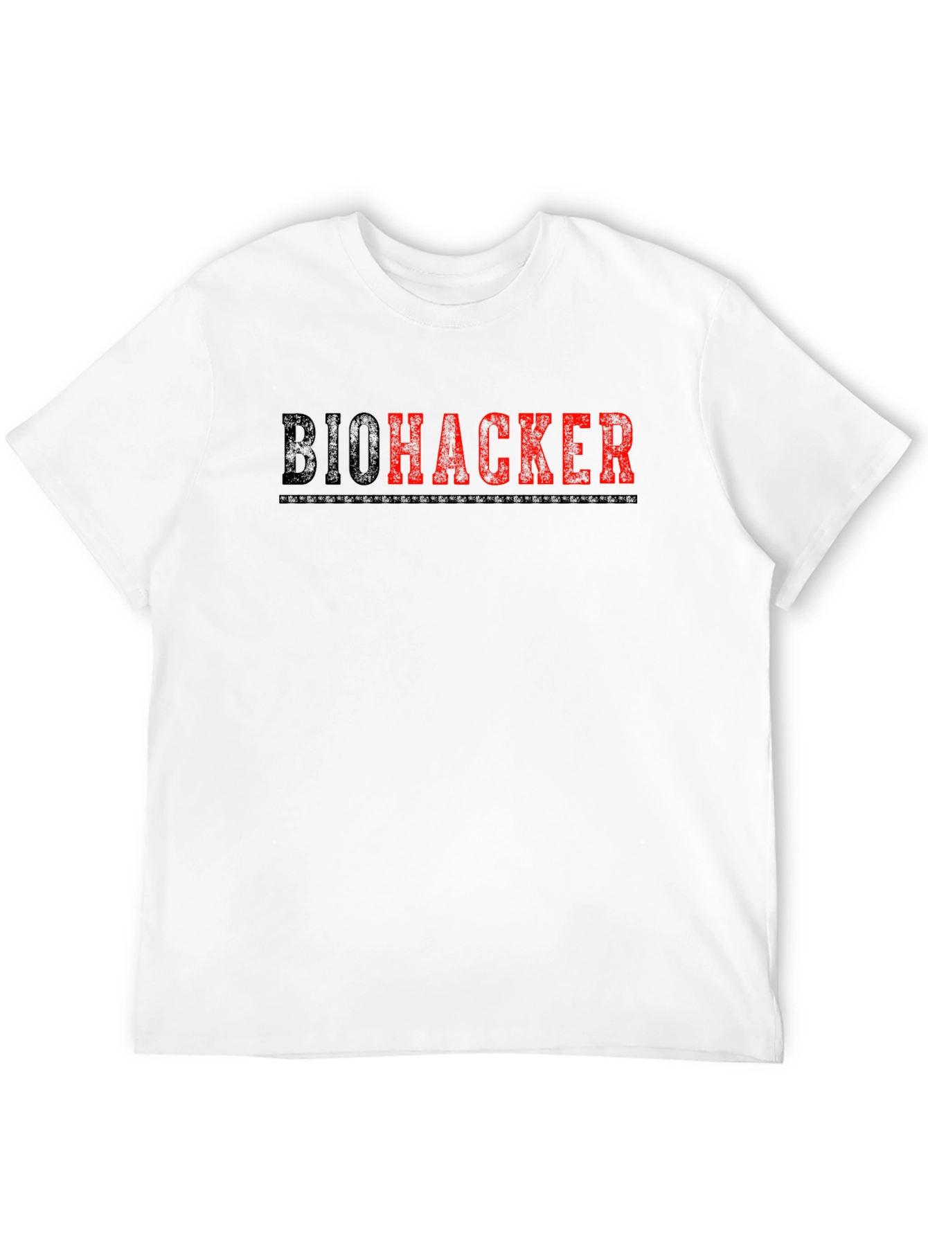 Biohacker Graphic Tee - Black Cotton T-Shirt