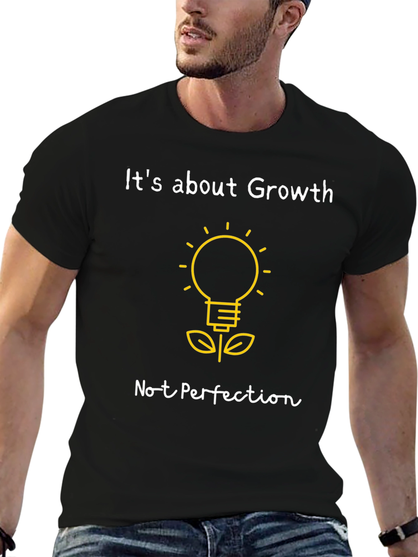 Growth Over Perfection Graphic T-Shirt