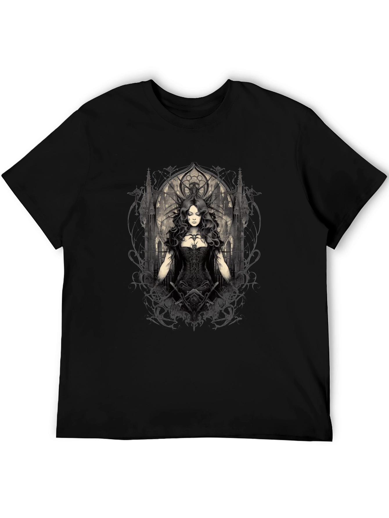 Gothic Queen T-Shirt - Dark Fantasy Apparel