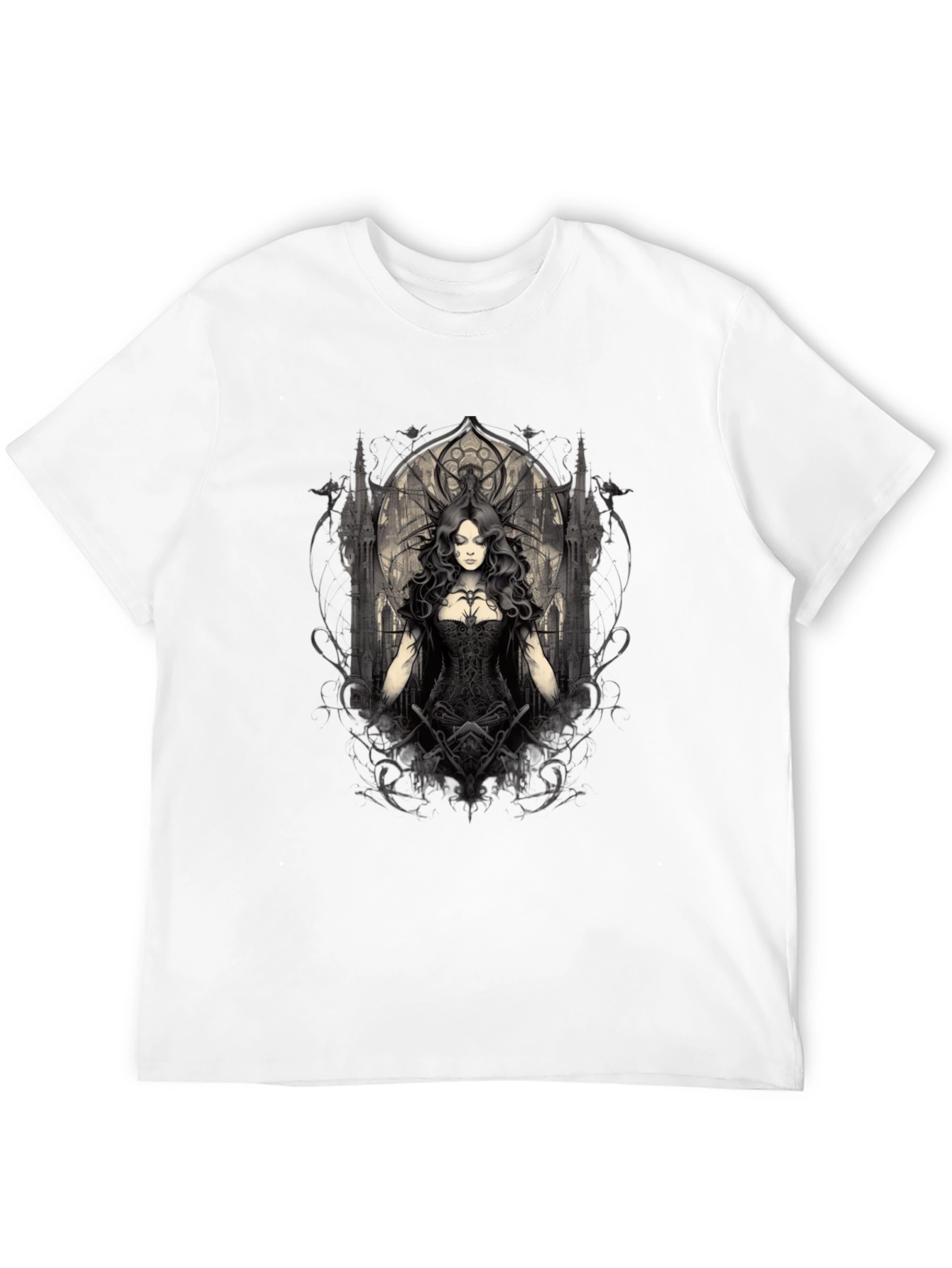 Gothic Queen T-Shirt - Dark Fantasy Apparel