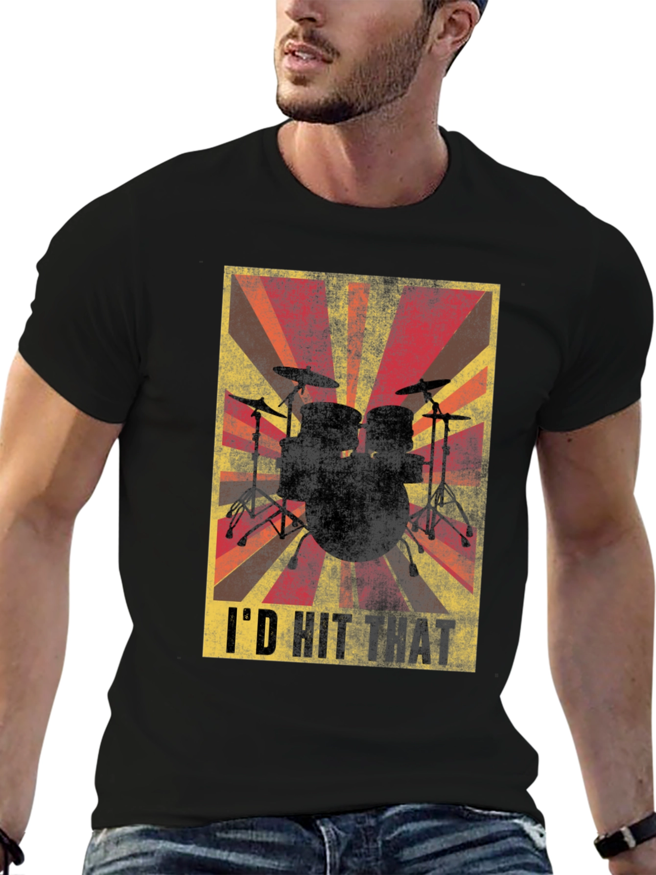 Id Hit That Drummer T-Shirt