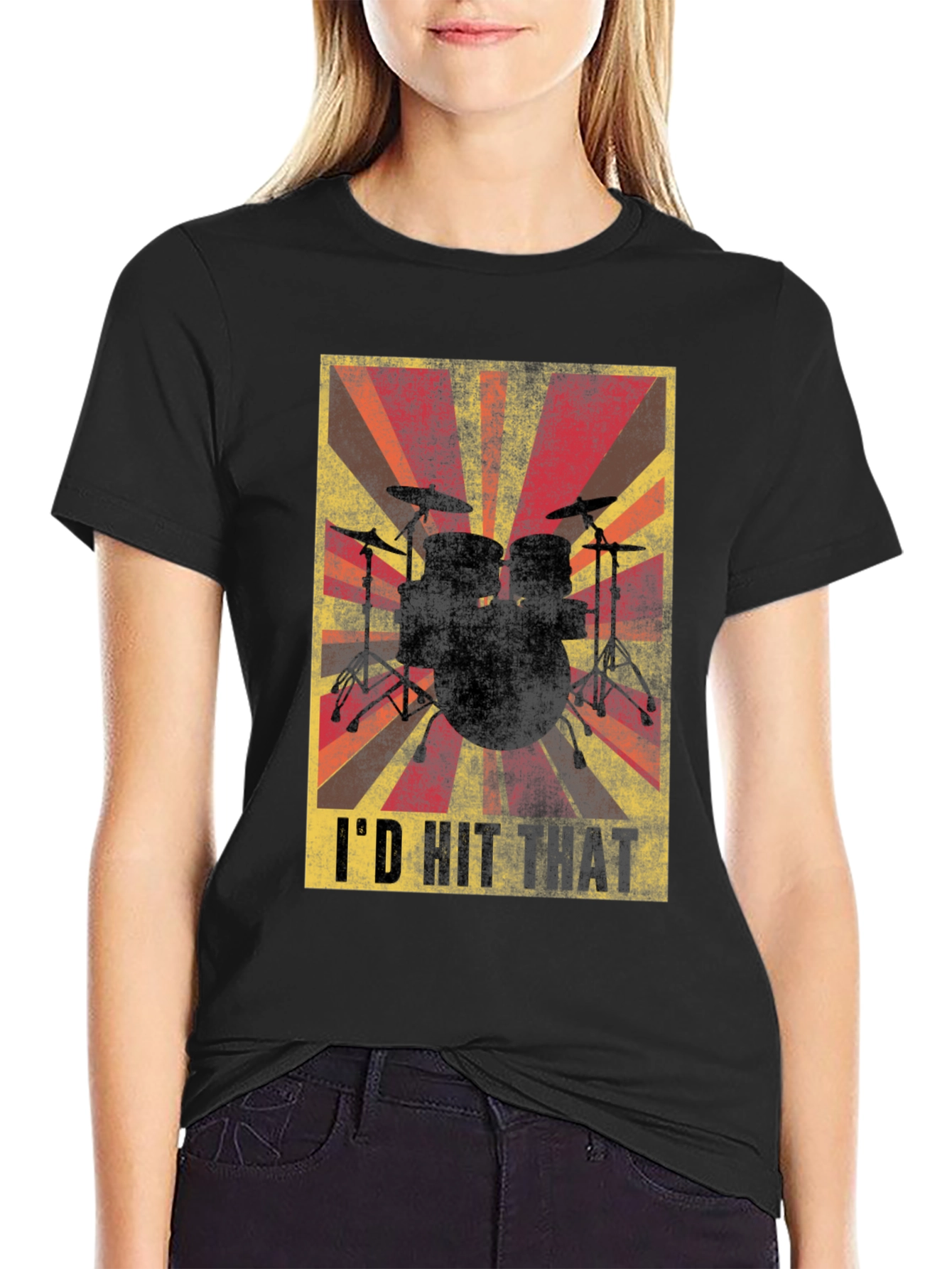 Id Hit That Drummer T-Shirt