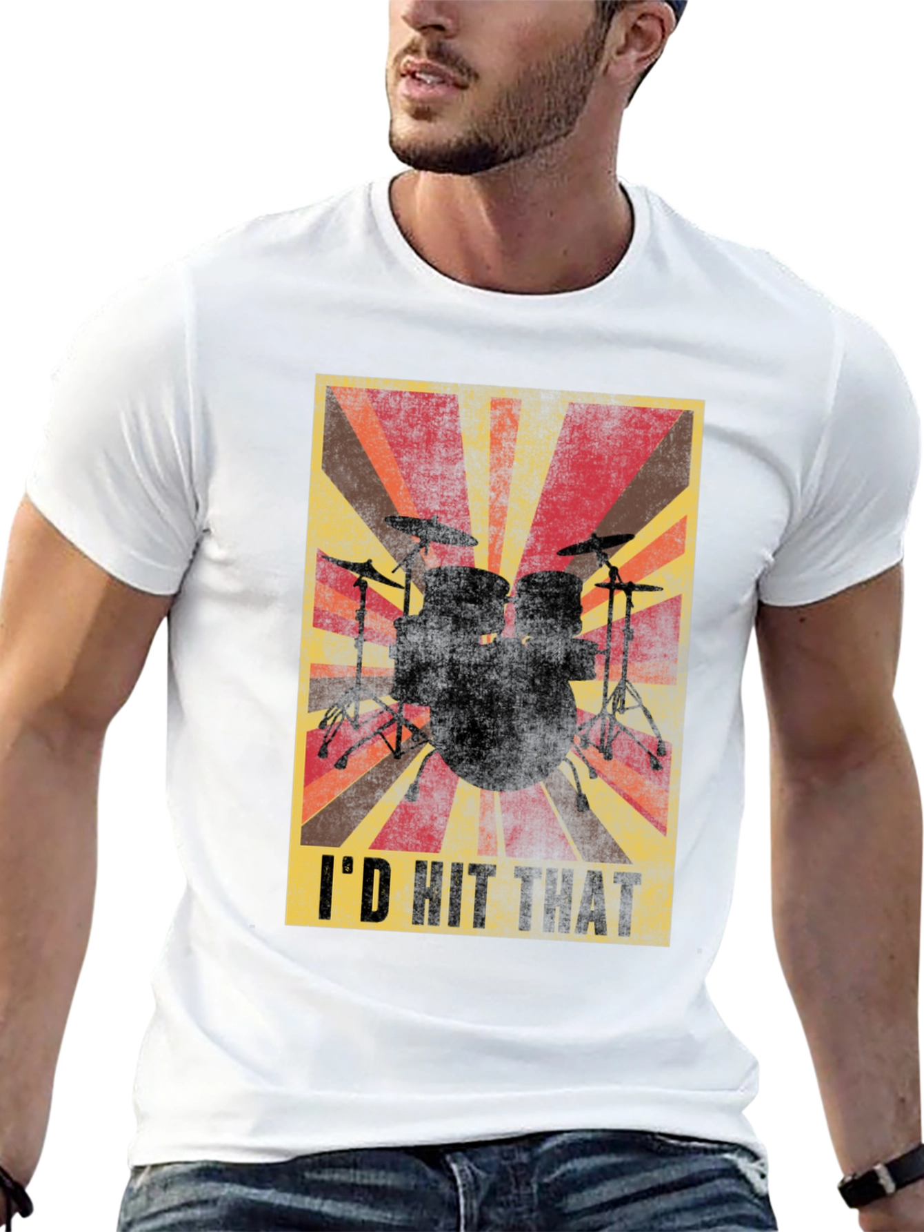 Id Hit That Drummer T-Shirt