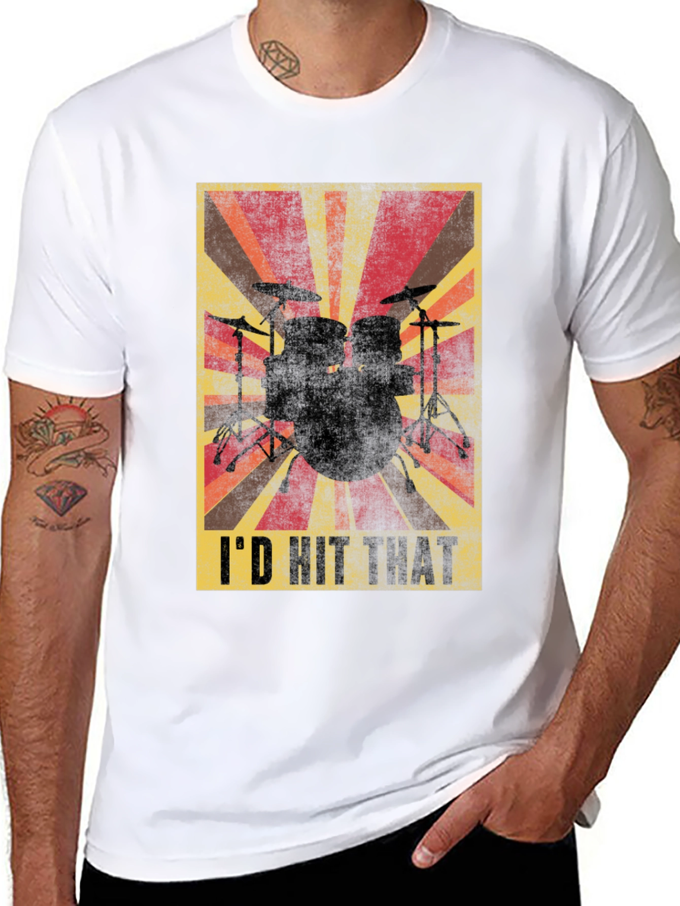Id Hit That Drummer T-Shirt