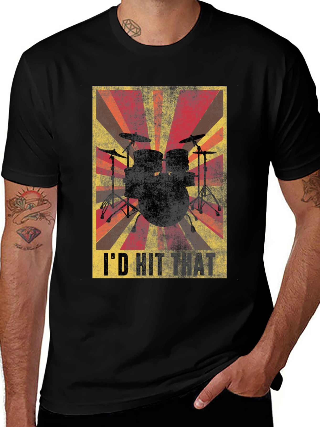 Id Hit That Drummer T-Shirt